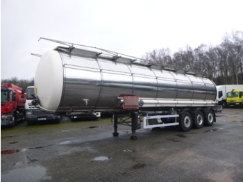 Tanktrailer för transportering kemikalier L.A.G. Chemical tank inox 37.5 m3 / 1 comp: bild 1