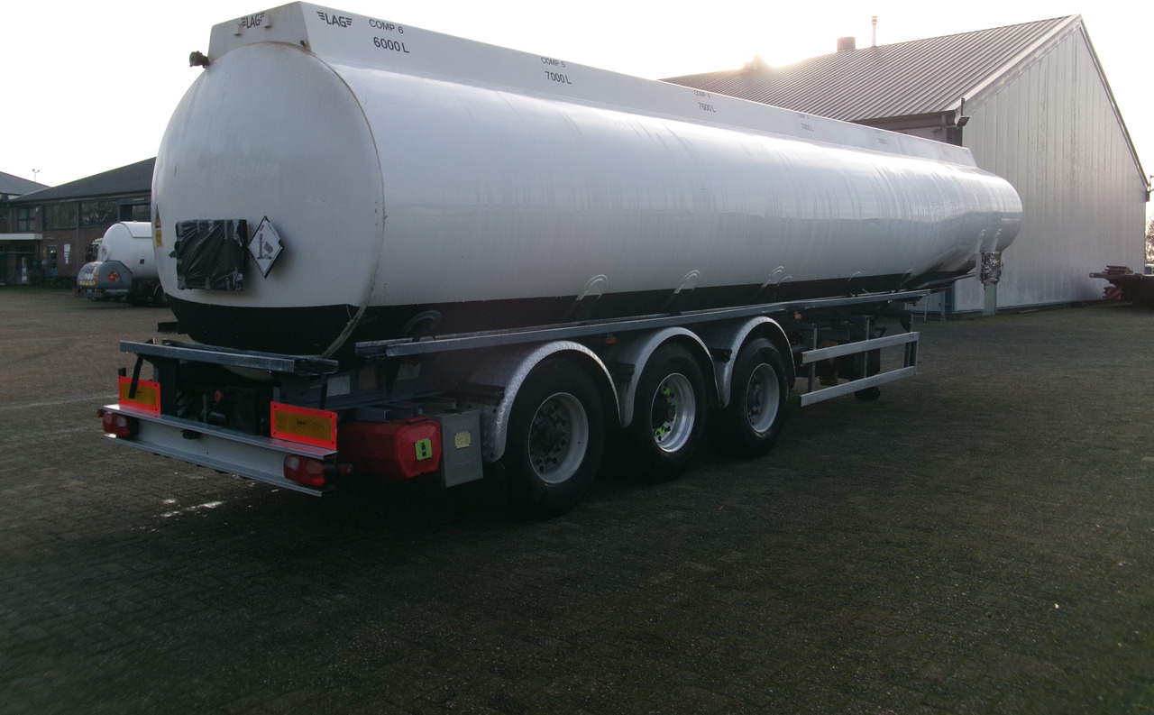 Tanktrailer för transportering bränsle L.A.G. Fuel tank alu 45.2 m3 / 6 comp + pump: bild 4