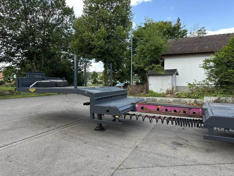 Låg lastare semitrailer Broshuis Tele Semi Tieflader Luft 4.5 m auszieh u. 3 m verb Tele Semi Tieflader Luft 4.5 m auszieh u. 3 m verbreiterb.