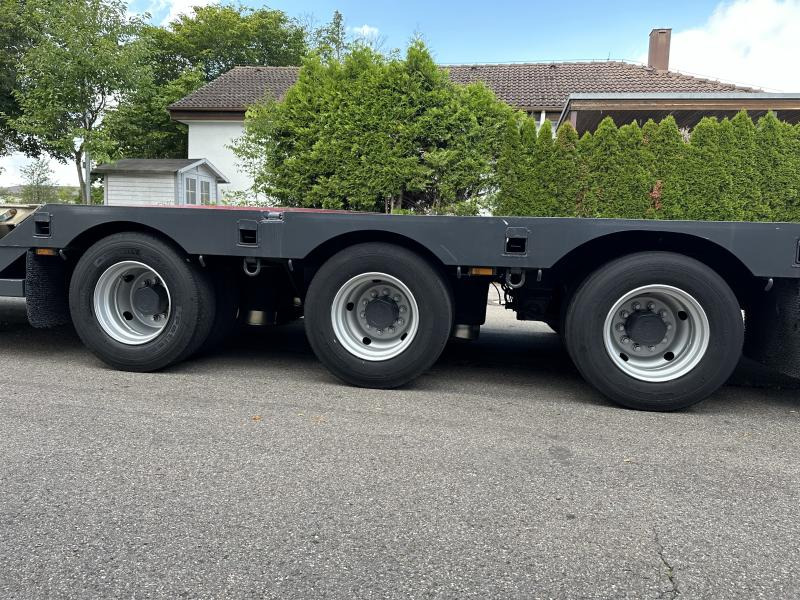 Låg lastare semitrailer Broshuis Tele Semi Tieflader Luft 4.5 m auszieh u. 3 m verb Tele Semi Tieflader Luft 4.5 m auszieh u. 3 m verbreiterb.