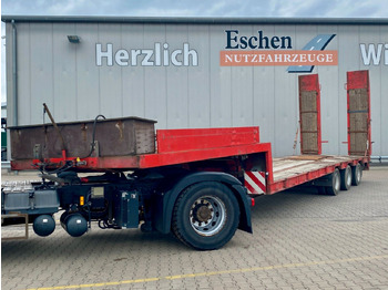 Låg lastare semitrailer  Bunge Tieflader| HU bis 02/2026*hydr. Rampen*Blatt*SAF
