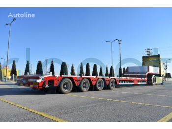 DONAT 4 axle extendable lowbed - Låg lastare semitrailer