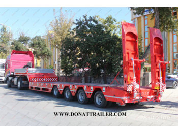 DONAT 4 axle lowbed - extendable - Låg lastare semitrailer