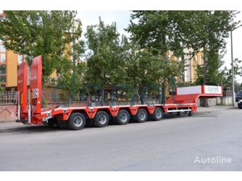 DONAT 5 Axle Lowbed - Extendable - ASPOCK - Låg lastare semitrailer