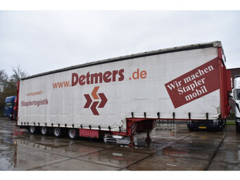 Dinkel - SEMI - SAF AXLES - DRUM BRAKES - RAMPS - SUPPORT LEGS - SLIDING ROOF - - Låg lastare semitrailer