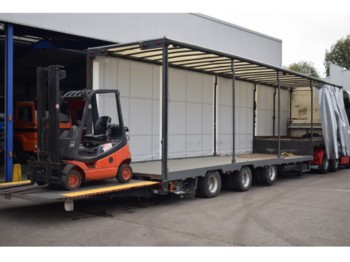 ESVE Forklift transport, 9000 kg lift, 2x Steering axel - Låg lastare semitrailer