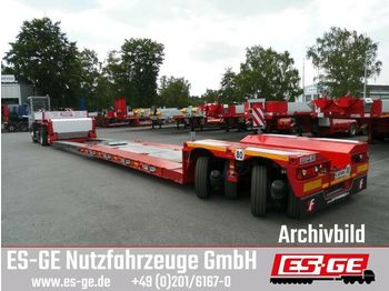 Låg lastare semitrailer Faymonville 2-Achs-Tiefbett - 2x12 t - teleskopierbar