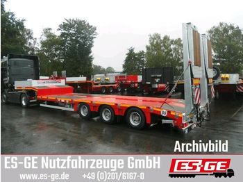 Låg lastare semitrailer Faymonville MAX Trailer 3-Achs-Satteltieflader - tele