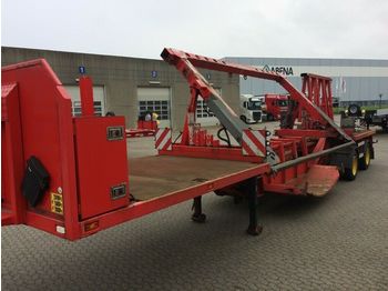 Låg lastare semitrailer Goldhofer Schräglader auflieger