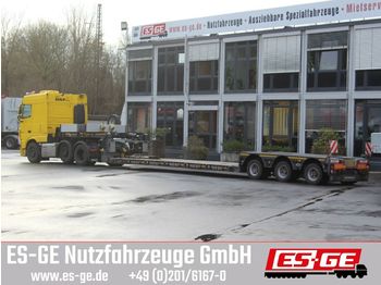 Låg lastare semitrailer Kässbohrer 3-Achs-Tiefbett 3x10 t