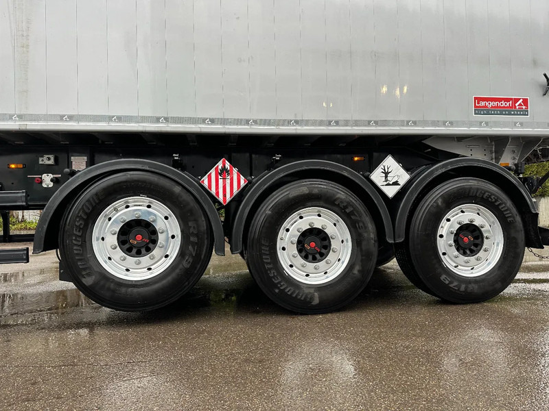 Semitrailer Langendorf SKA24/30*TÜV NEU!*45m³*Getreide VOLLALU Kipper