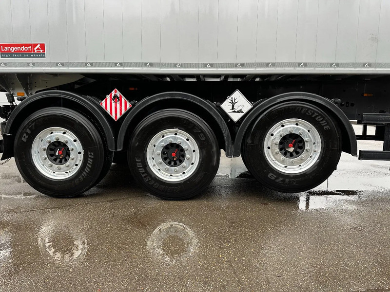 Semitrailer Langendorf SKA24/30*TÜV NEU!*45m³*Getreide VOLLALU Kipper