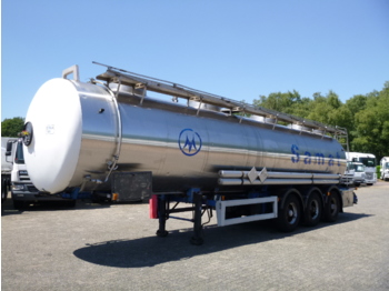 Tanktrailer för transportering kemikalier Magyar Chemical tank inox 30 m3 / 1 comp + pump: bild 1