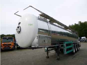 Tanktrailer för transportering livsmedel Magyar Food tank inox 29 m3 / 1 comp + pump: bild 1