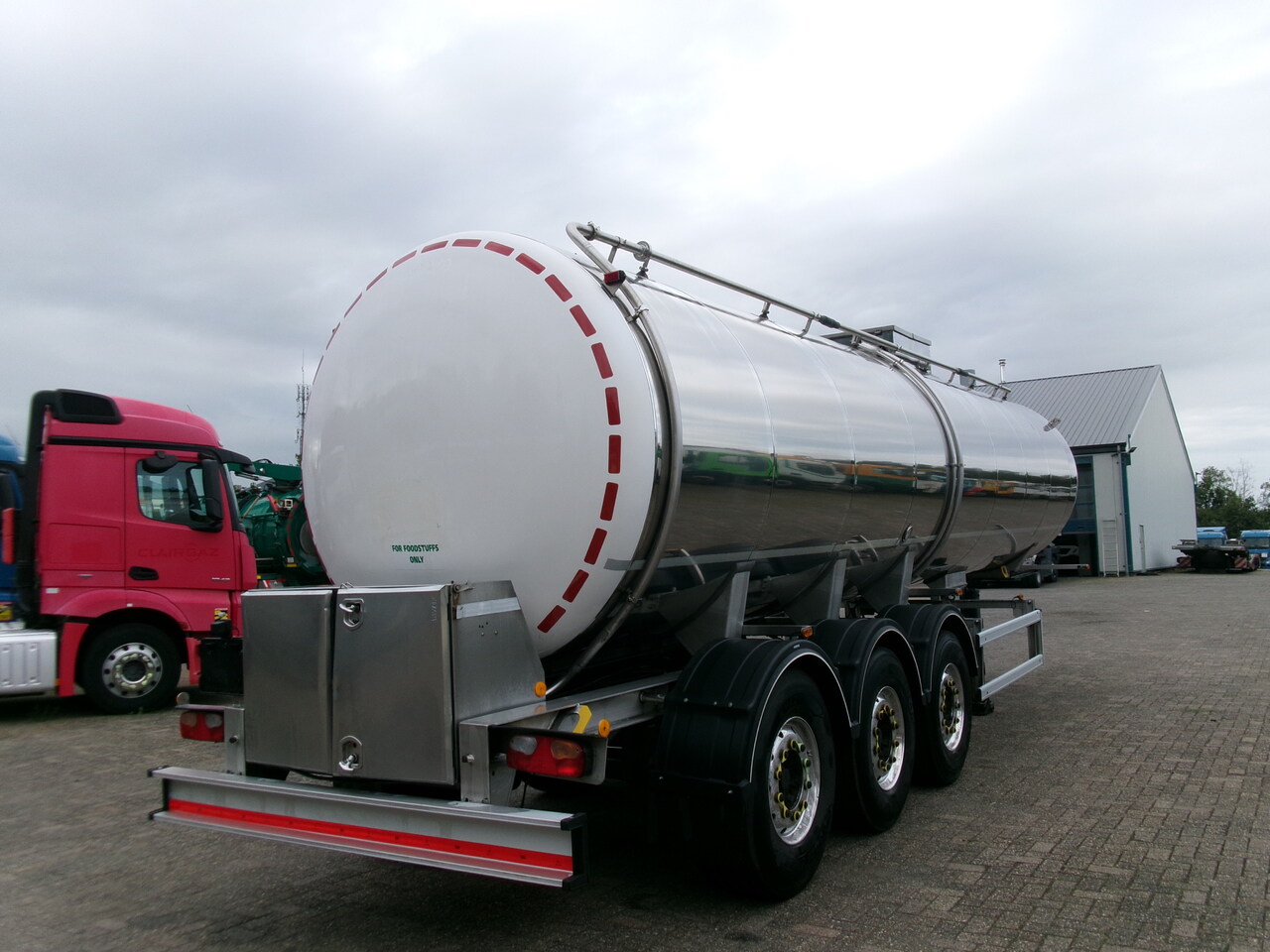 Tanktrailer för transportering livsmedel Maisonneuve Food tank inox 30 m3 / 1comp: bild 4