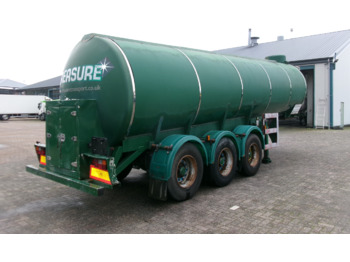 Tanktrailer för transportering livsmedel Melton Food tank inox 25 m3 / 1 comp: bild 4