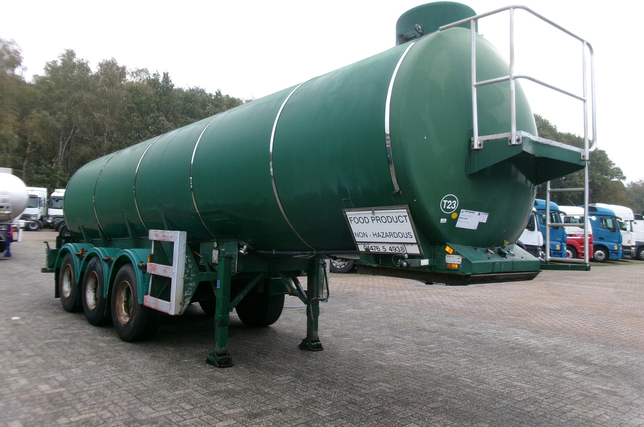 Tanktrailer för transportering livsmedel Melton Food tank inox 25 m3 / 1 comp: bild 2