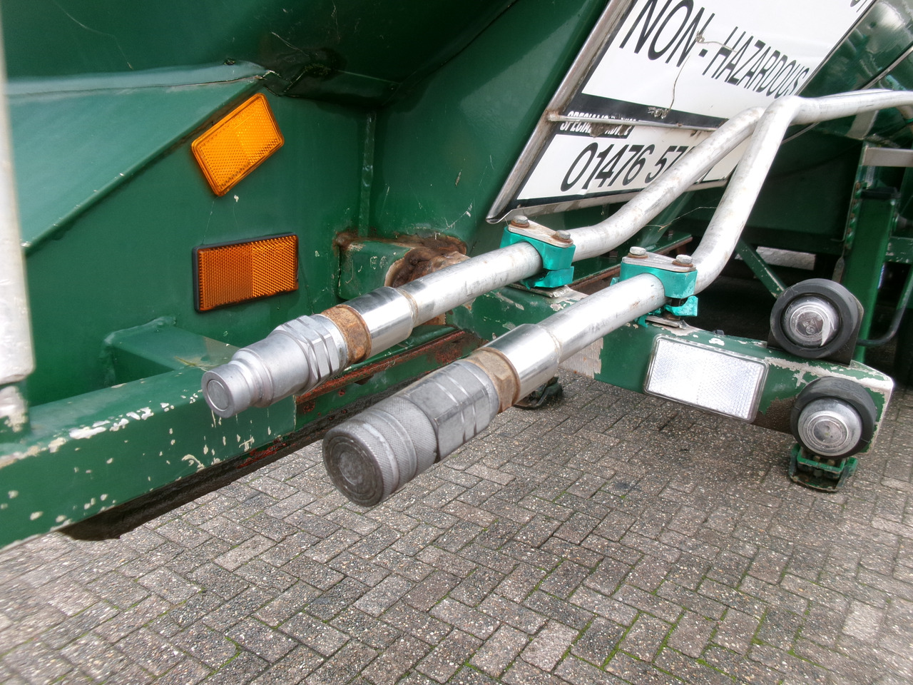 Tanktrailer för transportering livsmedel Melton Food tank inox 25 m3 / 1 comp: bild 11