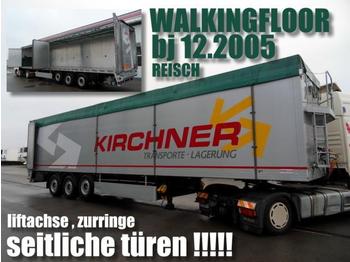  REISCH SCHUBBODEN WALKINGFLOOR SEITLICHE TÜREN ! - Moving floor semitrailer