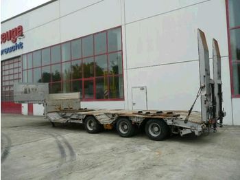 Låg lastare semitrailer för transportering tunga maskiner Müller-Mitteltal 3 Achs Satteltieflader mit Radmu: bild 1