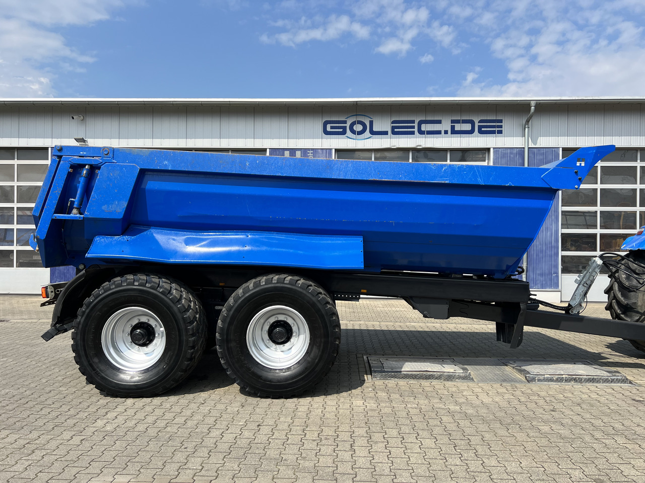 Tippbil semitrailer REISCH RTWK-200KS.550 Agro Kippauflieger: bild 3