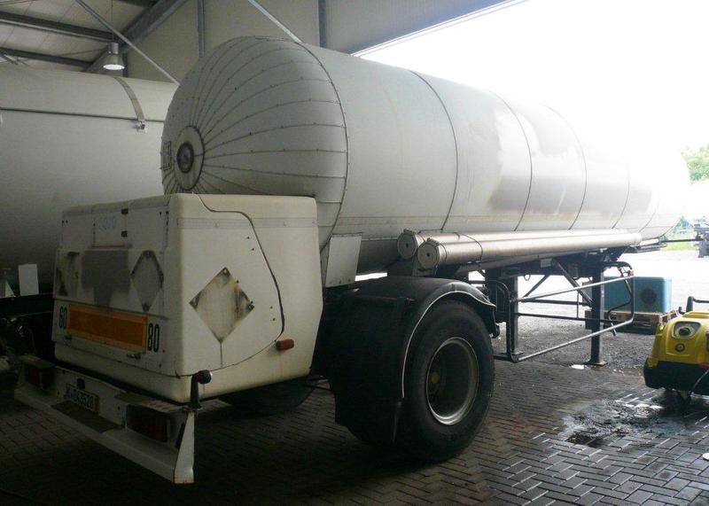 Tanktrailer för transportering gas Robine CO2, Carbon dioxide, gas, uglekislota: bild 3