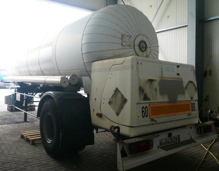 Tanktrailer för transportering gas Robine CO2, Carbon dioxide, gas, uglekislota: bild 4
