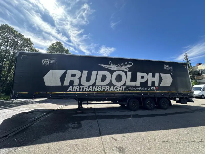 Skåp semitrailer Kögel MEGA Tautliner mit ROLLENBETT Flughafentr. MEGA Tautliner mit ROLLENBETT Flughafentr.