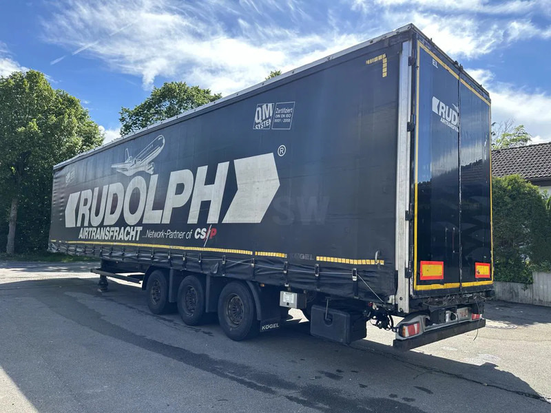 Skåp semitrailer Kögel MEGA Tautliner mit ROLLENBETT Flughafentr. MEGA Tautliner mit ROLLENBETT Flughafentr.