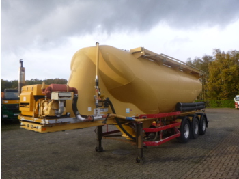 Tanktrailer för transportering mjöl Spitzer Powder tank alu 36 m3 / 1 comp + compressor: bild 1