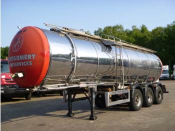 Clayton Chemical tank inox 30 m3 / 1 comp - Tanktrailer