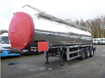 Clayton Chemical tank inox 30 m3 / 1 comp - Tanktrailer