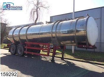 Clayton Chemie RVS, 28000 Liter water, 2 Compartments , Steel suspension - Tanktrailer