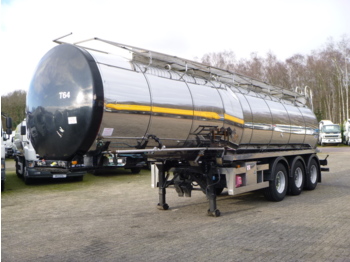 Clayton Heavy oil / bitumen tank inox 30 m3 / 1 comp + pump - Tanktrailer