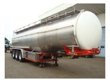 Dijkstra rvs 304 tank 39.000 ltr - Tanktrailer