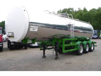 Massey / Crossland Food (milk) tank inox 30 m3 / 1 comp - Tanktrailer