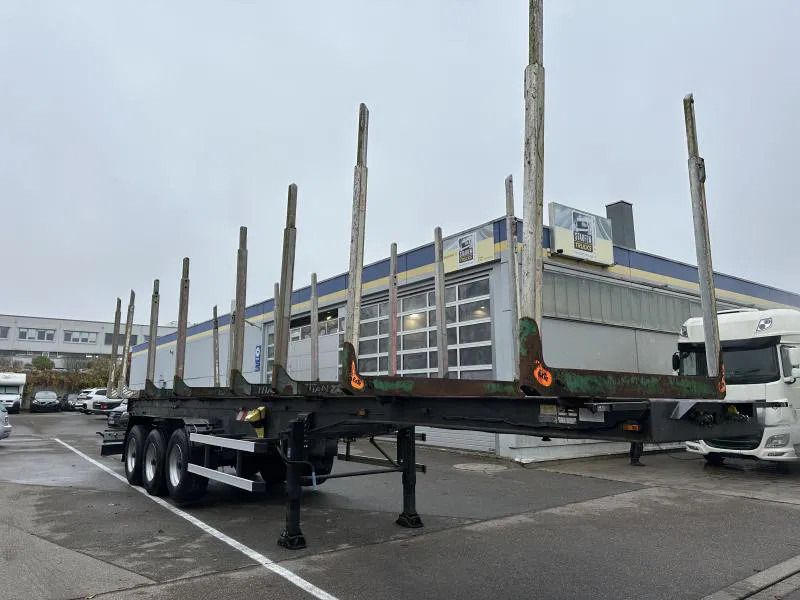 Timmertrailer Doll Holzauflieger 34 to EXTE Rungen TÜV NEU! BOFA Holzauflieger 34 to EXTE Rungen TÜV NEU!