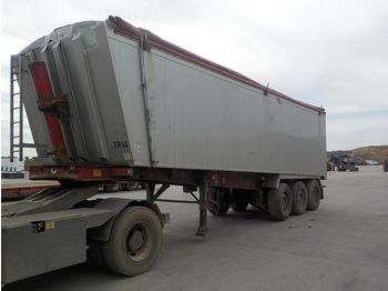 2007 Weightlifter Tri Axle Insulated Bulk Tipping Trailer c/w WLI, Easy Sheet (Plating Certificate Available, Tested 05/20) - Tippbil semitrailer