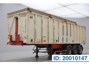 Tippbil semitrailer Benalu 45 cub in alu