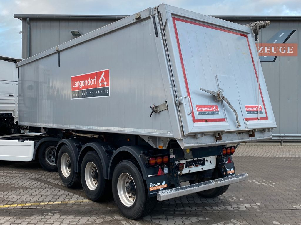 Tippbil semitrailer Langendorf SKA 24/30 |ALU 34m³*Getreide*Luft-Lift*BPW*Plane