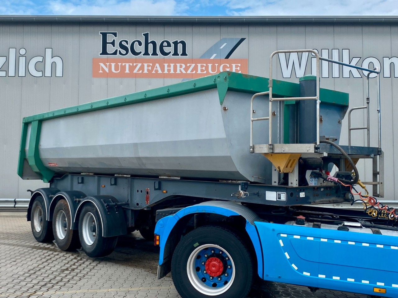 Tippbil semitrailer Langendorf SKS-HS 24/29 | Stahl 23m³*Luft-Lift*BPW*EBS