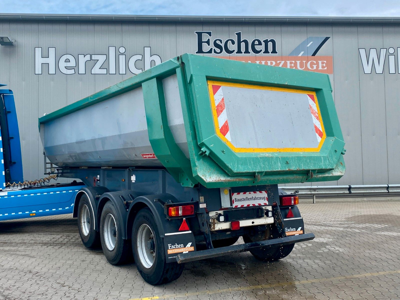 Tippbil semitrailer Langendorf SKS-HS 24/29 | Stahl 23m³*Luft-Lift*BPW*EBS