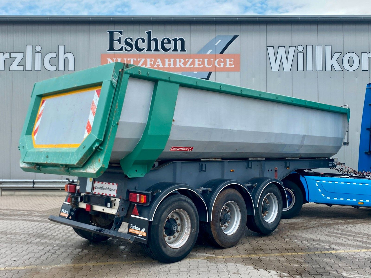 Tippbil semitrailer Langendorf SKS-HS 24/29 | Stahl 23m³*Luft-Lift*BPW*EBS