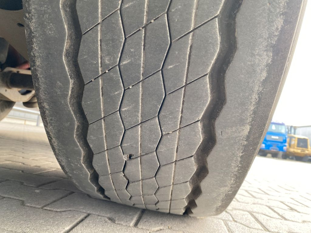 Tippbil semitrailer Langendorf Stahlmulde 50m³*ALU-Felgen*Portal*1+3 Liftachse