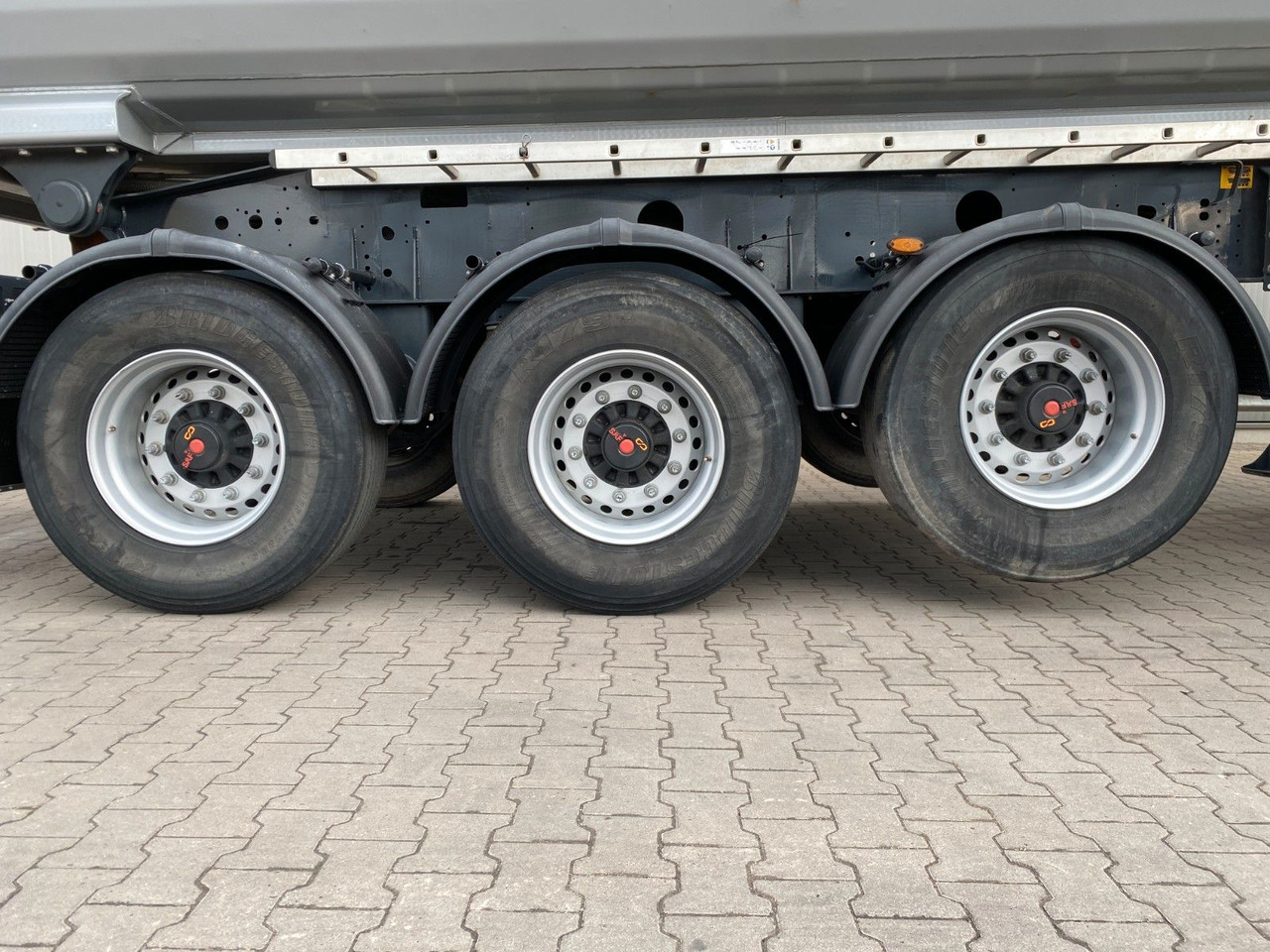 Tippbil semitrailer Meiller MHPS 44.3-N I 25m³ Stahl*Luft/Lift*Plane*SAF