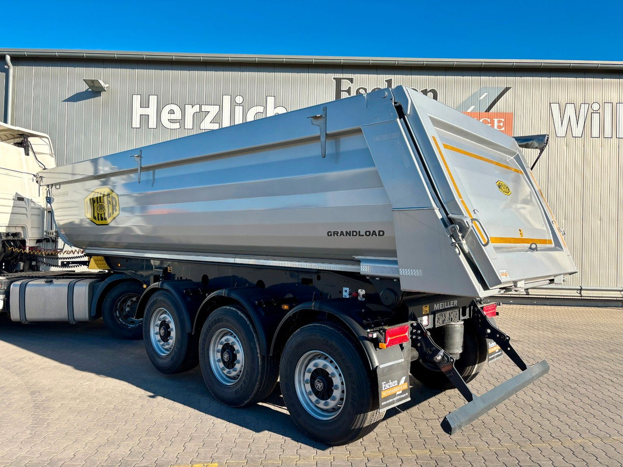Tippbil semitrailer Meiller MHPS 44.3-N | NEW*Grandload*Stahl 25m³*Luft-Lift