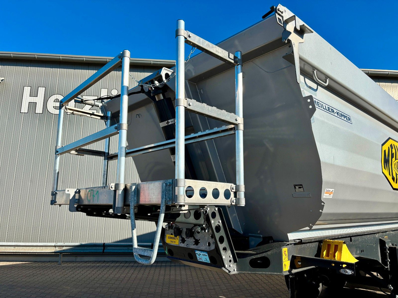 Tippbil semitrailer Meiller MHPS 44.3-N | NEW*Grandload*Stahl 25m³*Luft-Lift
