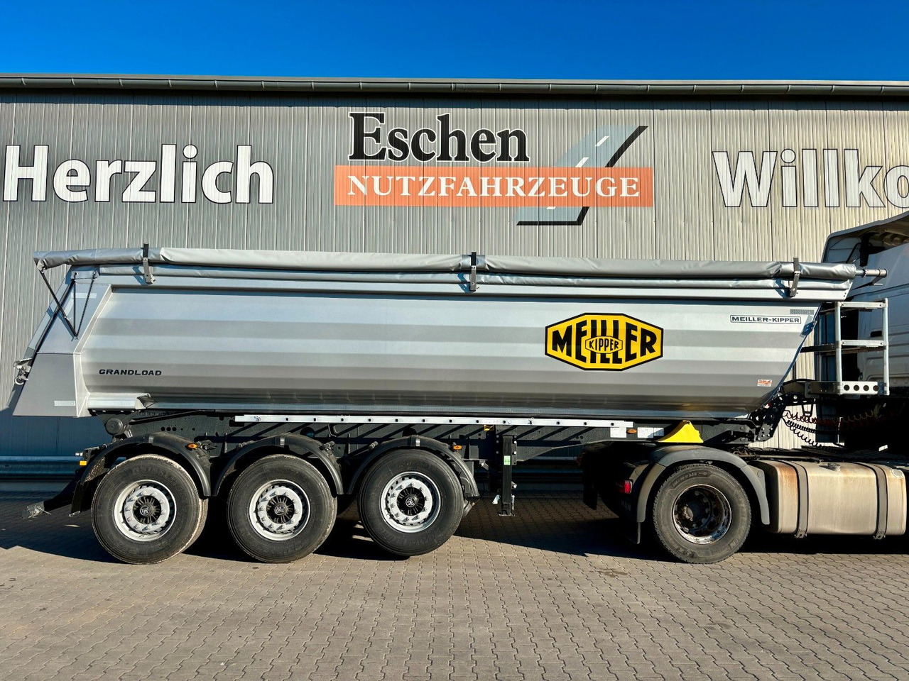 Tippbil semitrailer Meiller MHPS 44.3-N | NEW*Grandload*Stahl 25m³*Luft-Lift