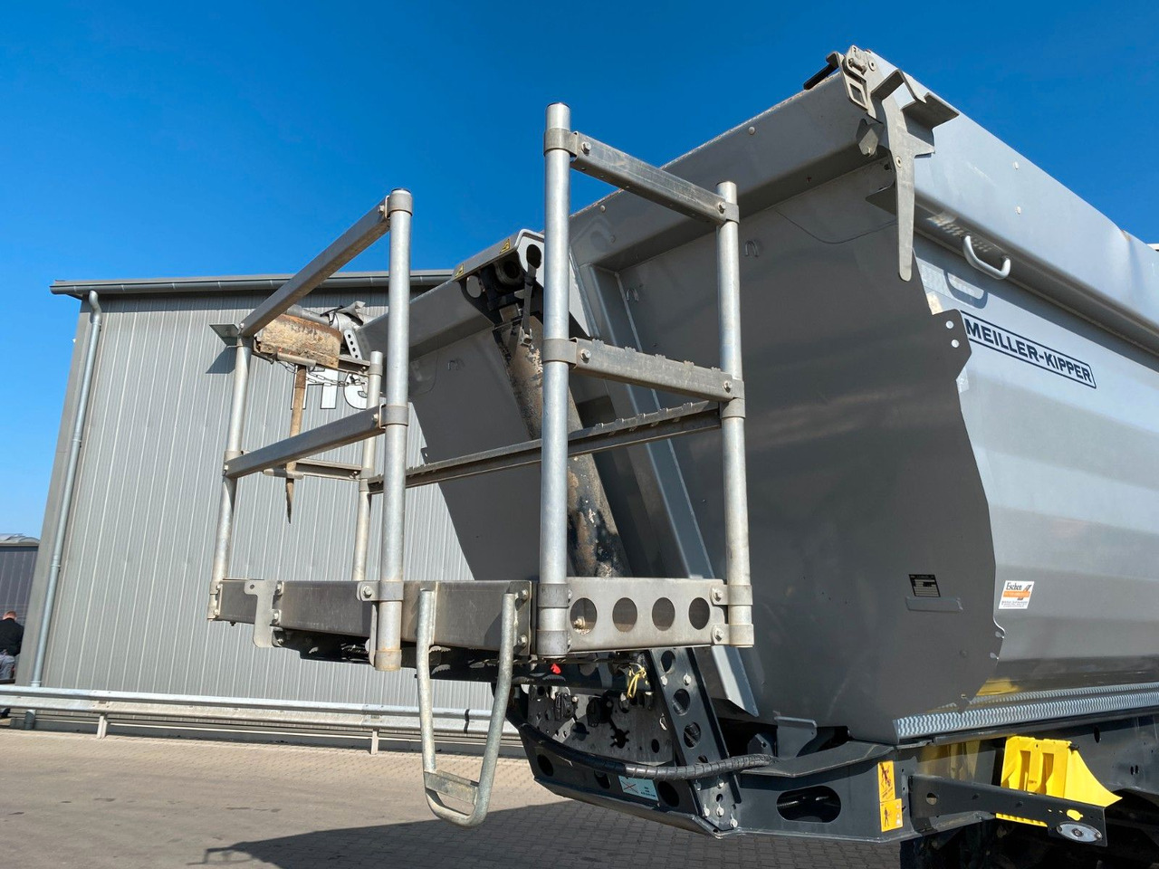 Tippbil semitrailer Meiller MHPS 44.3-N | Stahl 24m³*Luft-Lift*Rollplane*SAF