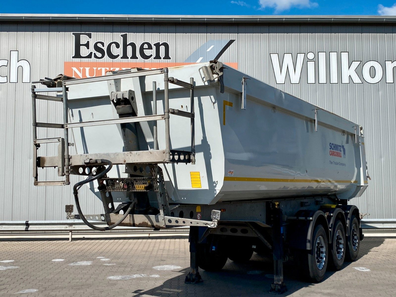 Tippbil semitrailer Schmitz Cargobull SCB S3D| Stahl 29m³*Luft-Lift*verzinkt*Rollplane